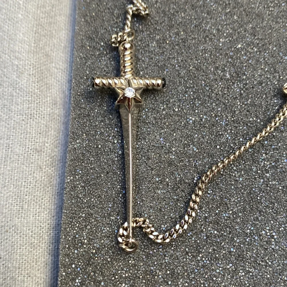 Alexander McQueen Skull and Sword Necklace